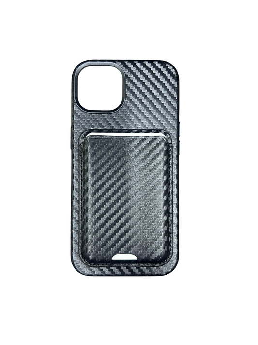 Forro Fibra con Wallet iPhone